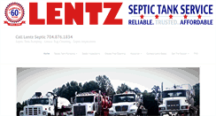 Desktop Screenshot of lentzseptic.com